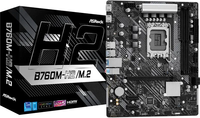 ASRock B760M-H2/ Intel B760  Micro ATX32 Gen2 image 2