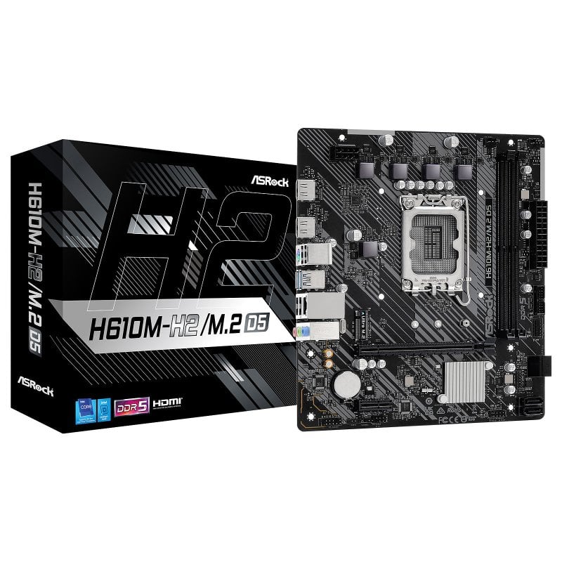 ASRock H610 Express LGA1700 Micro ATX H610M-H2/ D54030 