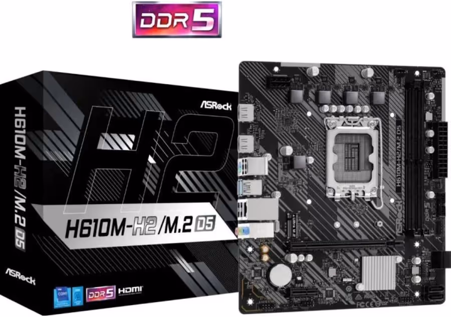 ASRock H610 Express LGA1700 Micro ATX H610M-H2/ D54030 image 5