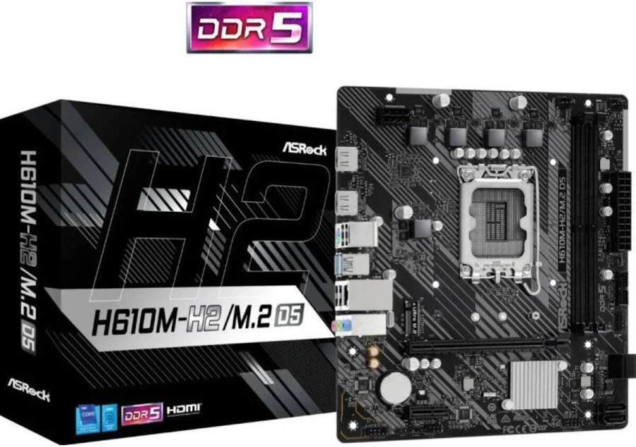 ASRock H610 Express LGA1700 Micro ATX H610M-H2/ D54030 image 5
