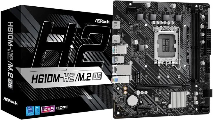 ASRock H610 Express LGA1700 Micro ATX H610M-H2/ D54030 image 4