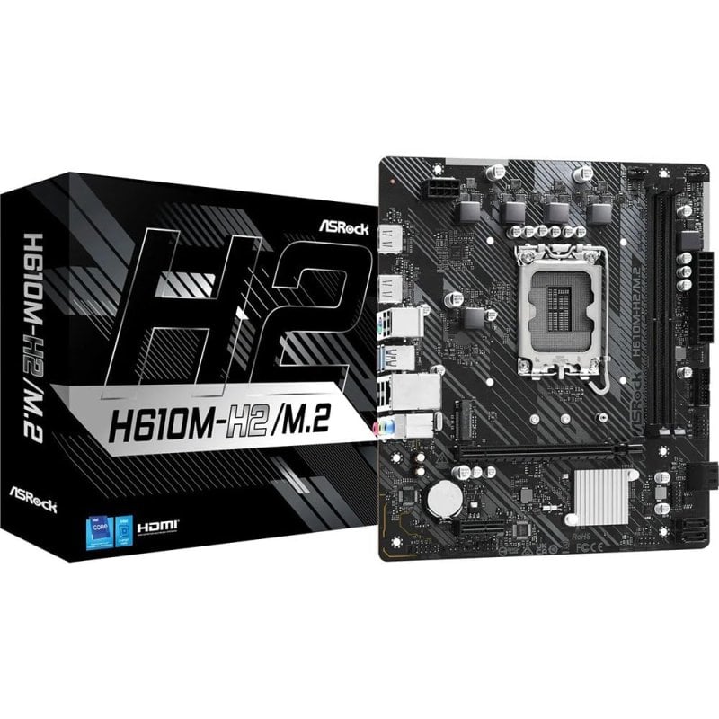 ASRock H610 Intel H610  Micro ATX H610M-H2/ 
