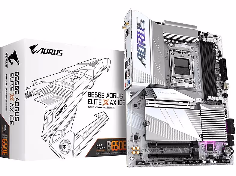 GIGABYTE B650E ATXAORUS ELITE X ICE WiFi 6E image 1