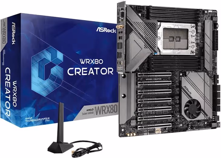 ASRock WRX80 sWRX8 EEB WRX80 Creator R20 7x40 WiFi 6E image 2