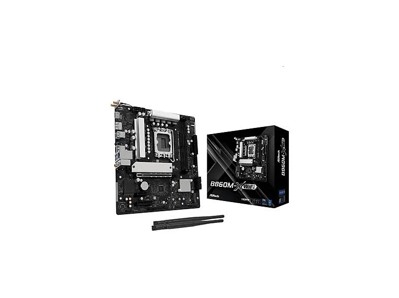 ASRock  B860 Micro ATX LGA 1851 B860M-X WiFi 32 WiFi image 1