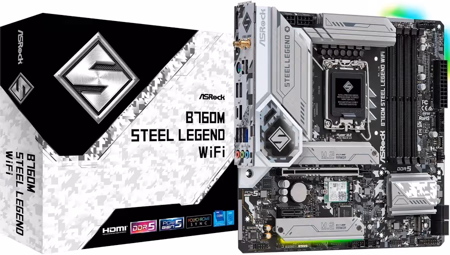 ASRock Intel B760 Micro ATX WiFi 6 image 2