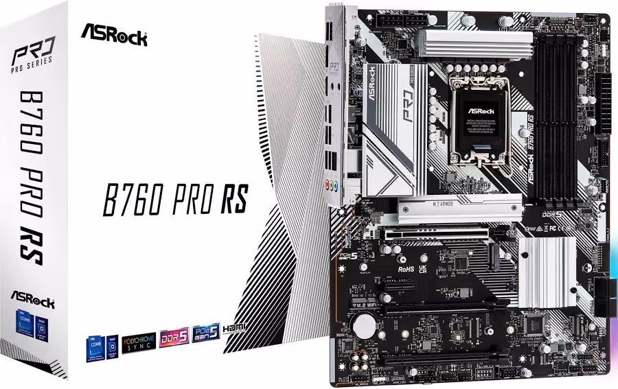 ASRock Intel B660M mATX B660M Pro RS 40 image 2