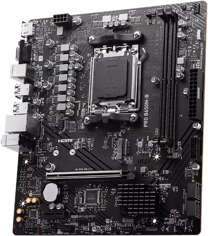 MSI B650Micro ATX PRO B650M-B 2,5 GHz HDMIGen4 Audio 71 image 2