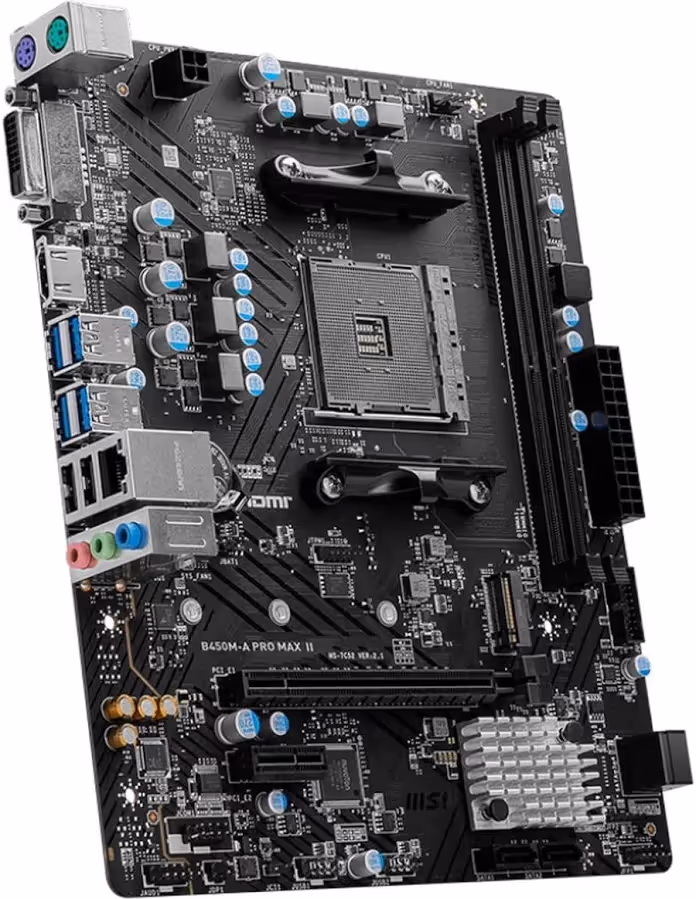 MSI B450 B450M-A PRO MAX II AM4 Micro-ATX 64 Go4K image 2