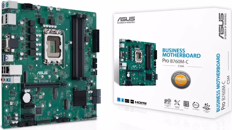 ASUS PRO B760M-C-CSM B760 micro ATX40 image 2