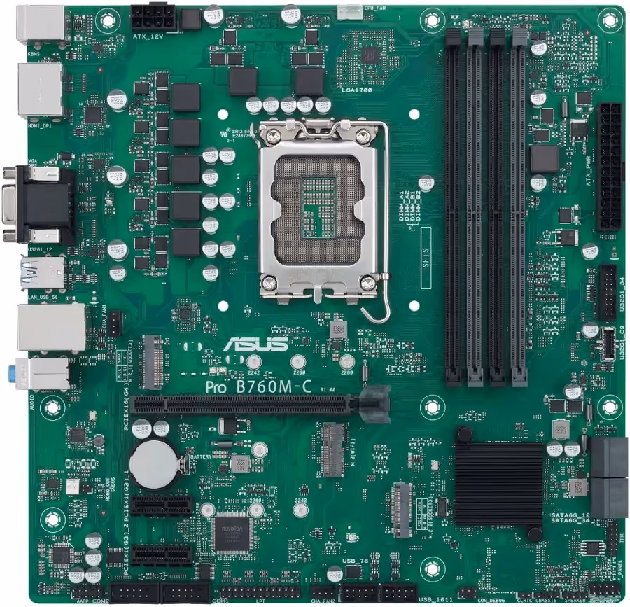 ASUS PRO B760M-C-CSM B760 micro ATX40 image 1