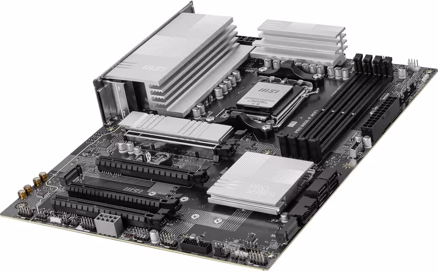 MSI PRO B850M-P WIFI AMD B850micro ATX WiFi 7RGB image 2