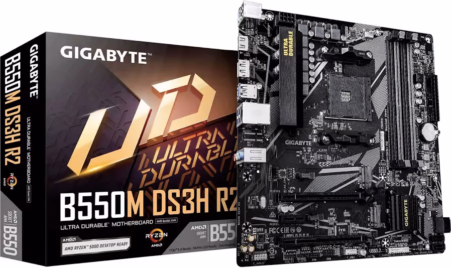 GIGABYTE B550M DS3H R2 AM4 Micro ATX 4733MHz image 1