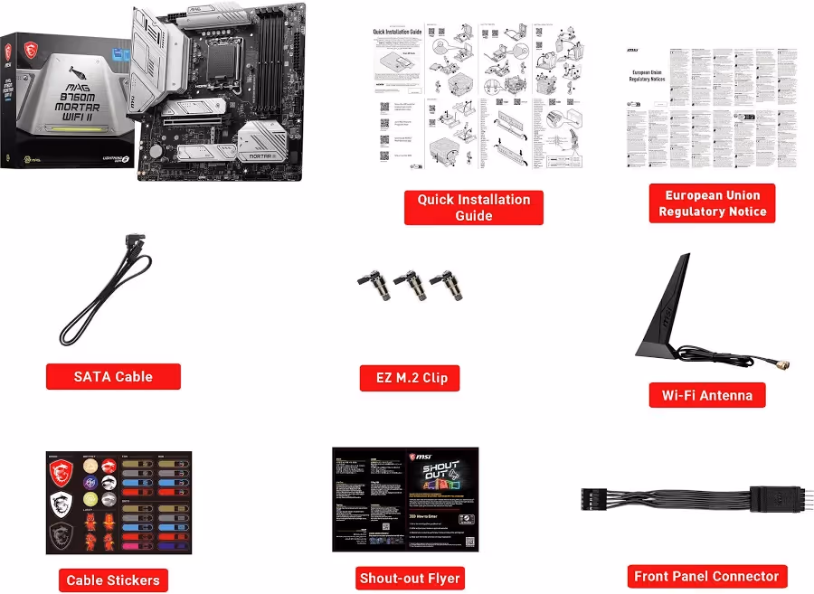 MSI MAG B760M Mortar WiFi II 128 Go Micro ATX image 5