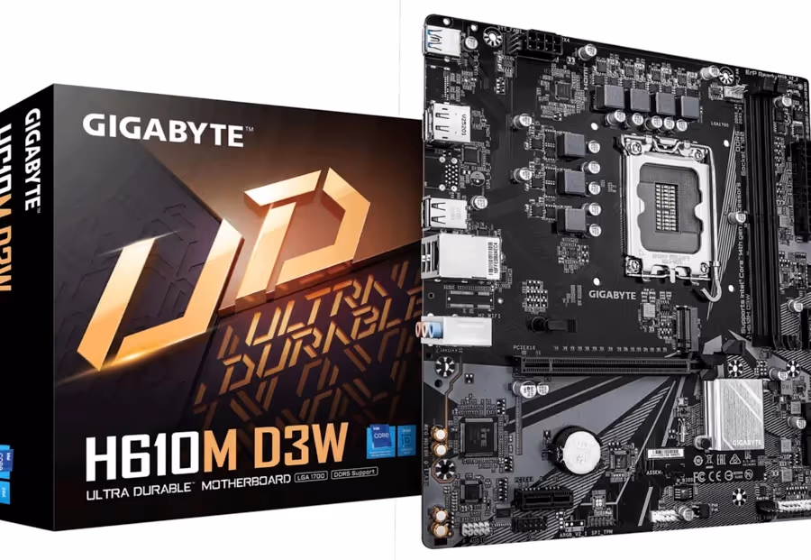 GIGABYTE H610M D3W Intel H610 LGA1700 Micro-ATX40 image 2