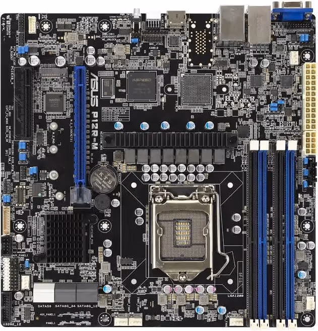 ASUS P12R-M Intel C256 LGA 1200ATX 30AST2600 image 2