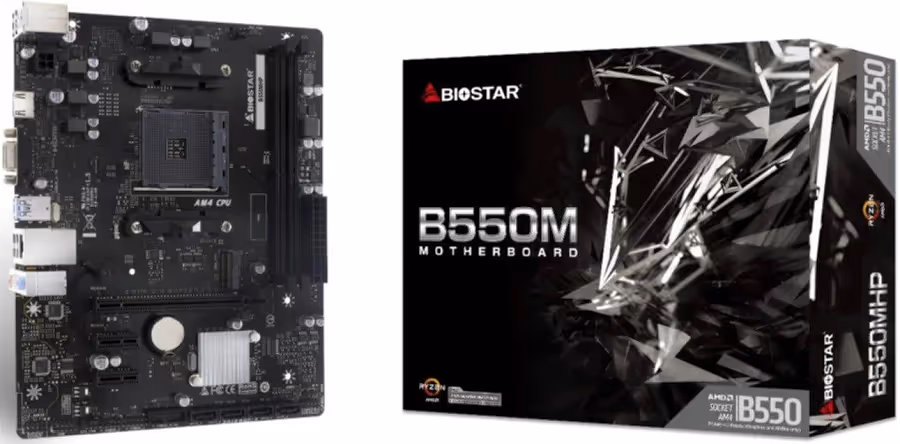 Biostar B550MHP B550 AM4micro ATX HDMI image 2