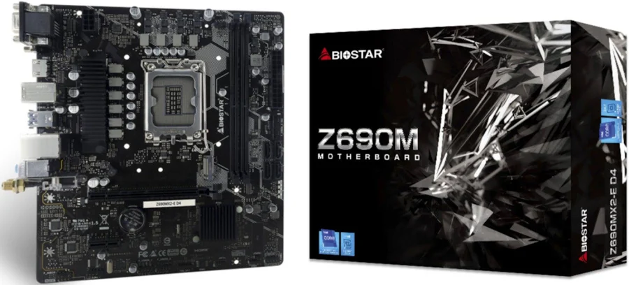 Biostar Z690MX2-E D4 Intel Z690 Micro ATX image 1