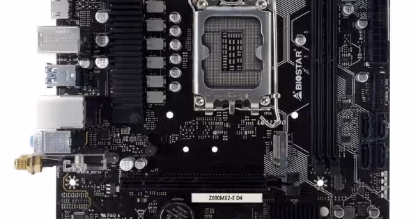 Biostar Z690MX2-E D4 Intel Z690 Micro ATX image 5
