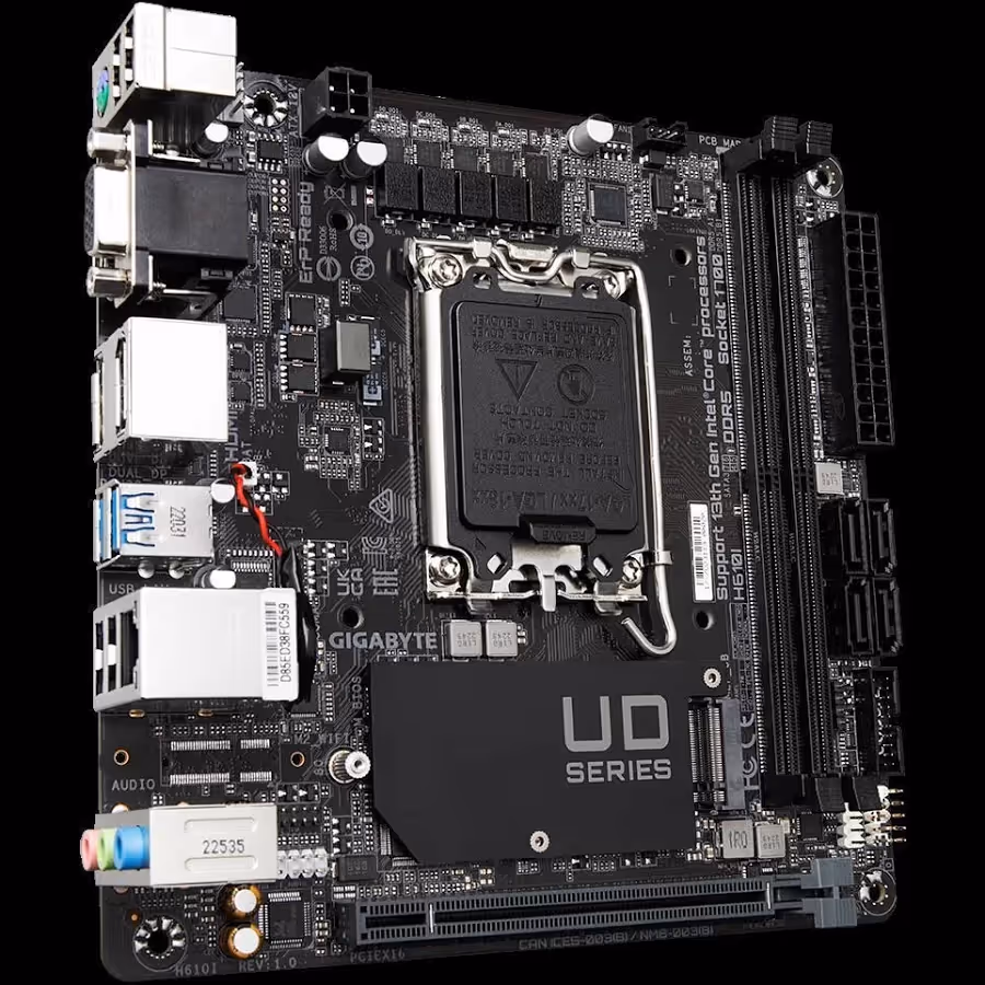 GIGABYTE H610I Intel H610 LGA1700Mini-ITX GbE image 5