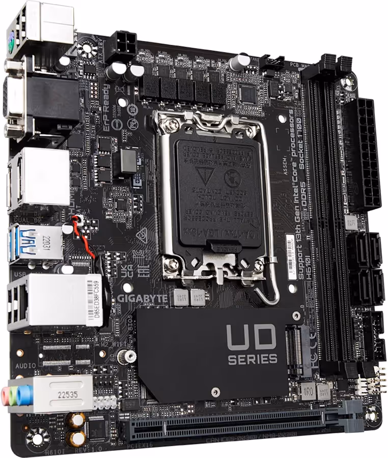 GIGABYTE H610I Intel H610 LGA1700Mini-ITX GbE image 3