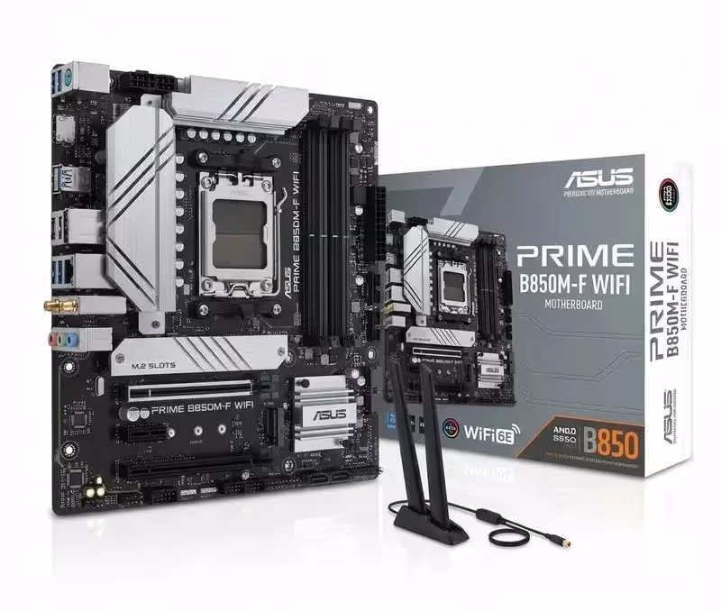 ASUS PRIME B850M-F WIFI AMD B850 micro ATX WiFi 6 image 1