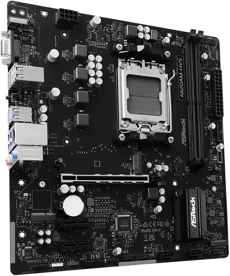 ASRock A620AM-HVS A620 Micro-ATX40 image 2