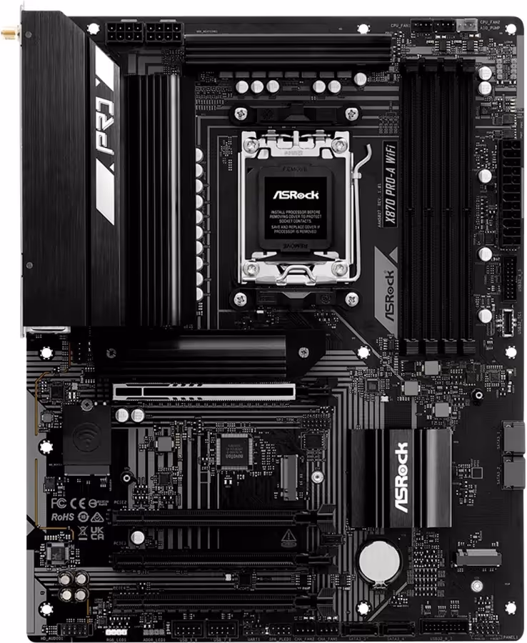 ASRock X870 Pro-A WiFi X870 ATX WiFi 7 image 2