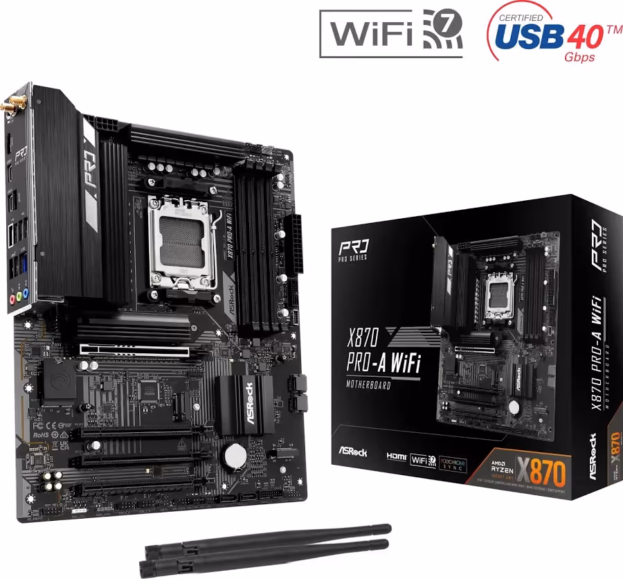 ASRock X870 Pro-A WiFi X870 ATX WiFi 7 image 1
