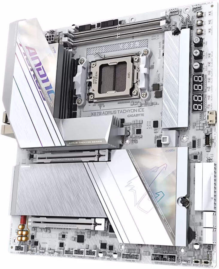 GIGABYTE X870 AORUS TACHYON ICE X870 E-ATX WiFi 7 image 3