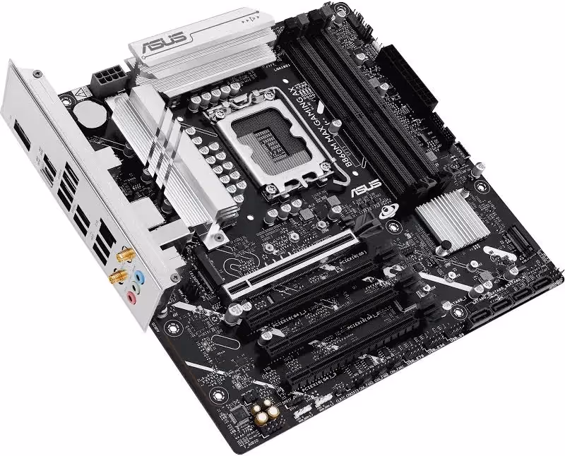ASUS B860M MAX GAMING AX B860 LGA 1851 Micro ATX WiFi 6 image 5
