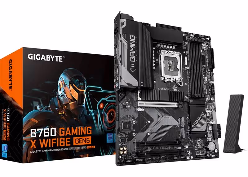 GIGABYTE B760 GAMING X Intel B760 LGA1700ATX WiFi 6E Gen540 RGB image 1