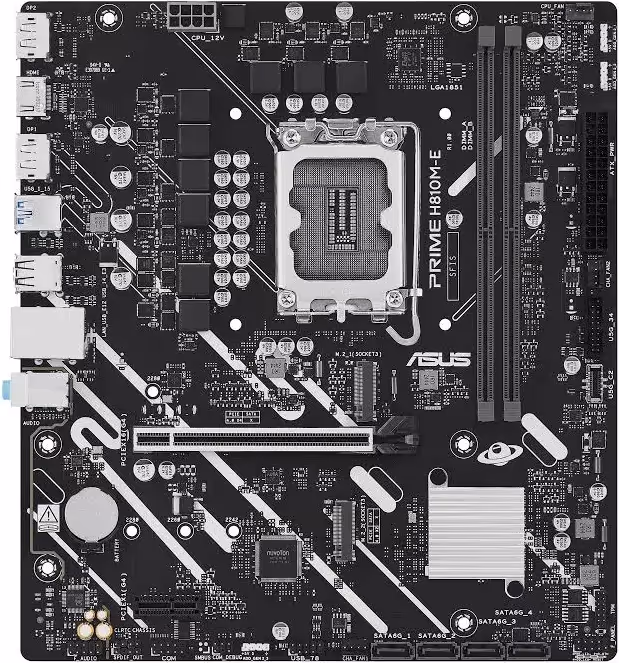 ASUS PRIME H810M-E-CSM H810 LGA1851 Micro-ATXRGB image 2