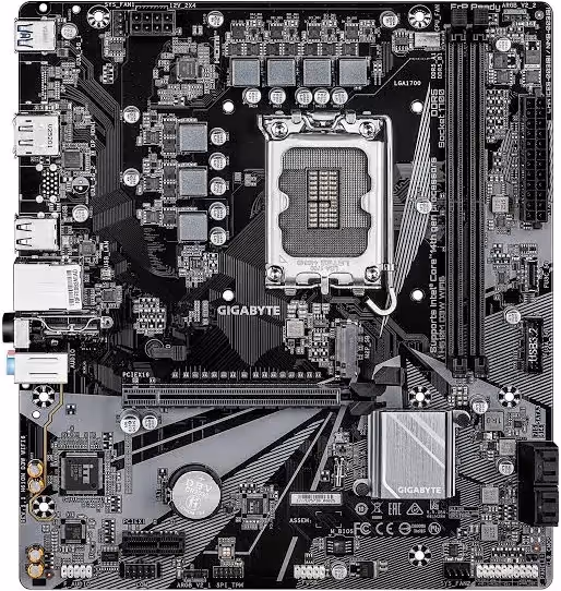 GIGABYTE H610M D3W WIFI6 Intel H610 LGA1700 Micro-ATX WiFi 6 image 2