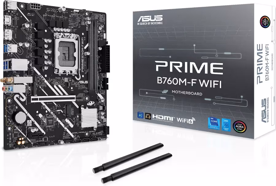 ASUS PRIME B760M-F WIFI Intel B760 Micro ATX WiFi 6 image 3