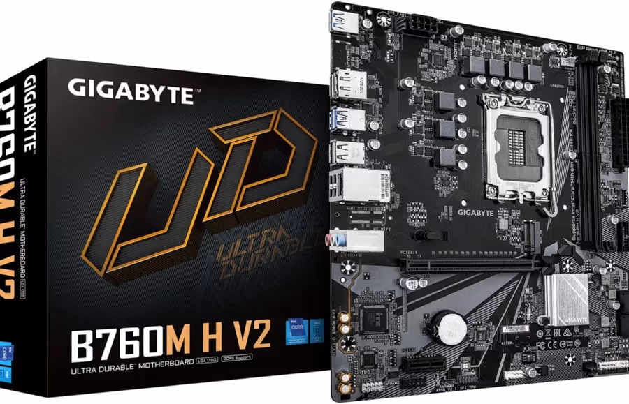 GIGABYTE B760M H V2 Intel B760 LGA1700 Micro-ATX40 image 2