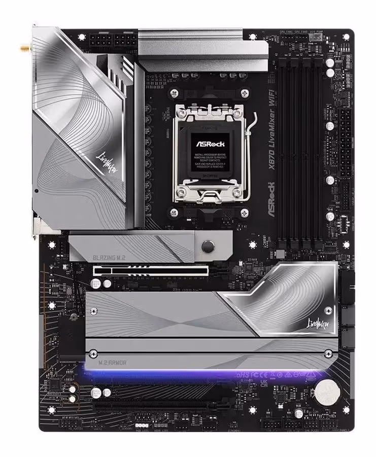 ASRock X870 LiveMixer WiFi X870ATX Wi-Fi 7 RGB image 1