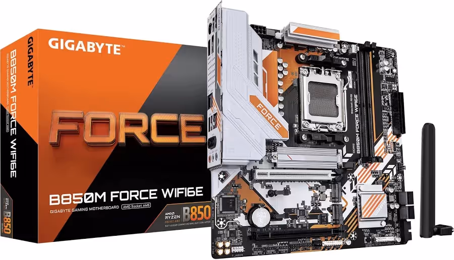 GIGABYTE B850M FORCE WIFI6E AMD B850 Micro-ATX WiFi 6E image 1