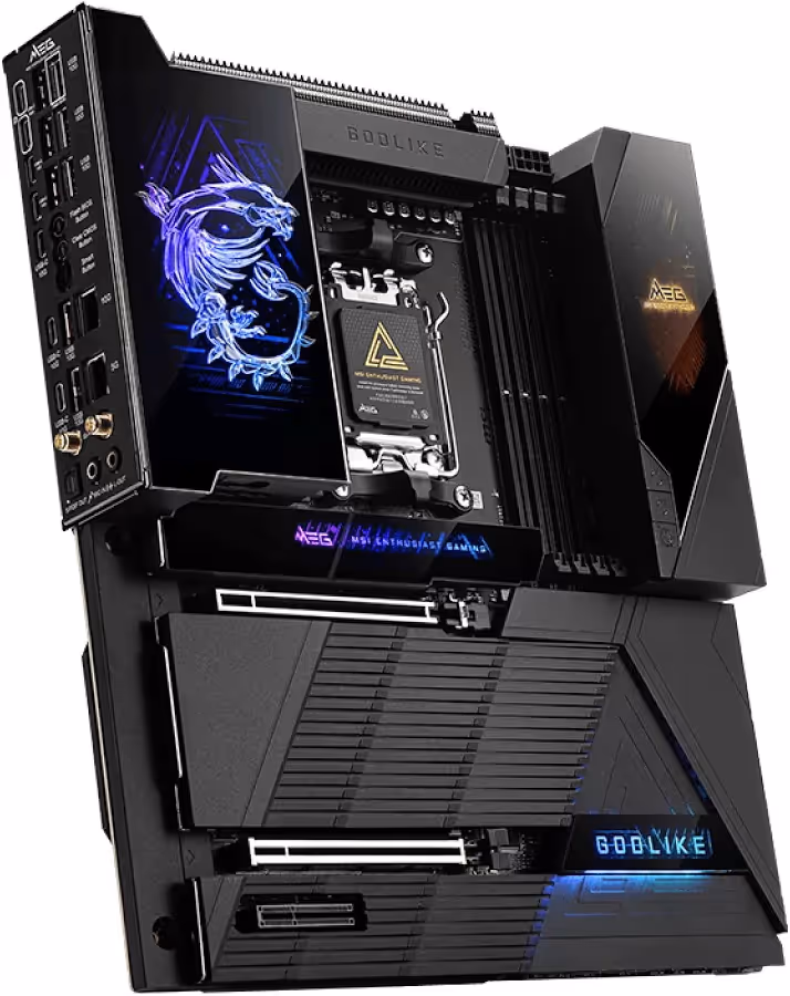 MSI MEG X870E GODLIKE AMD X870E E-ATX WiFi 7 image 2