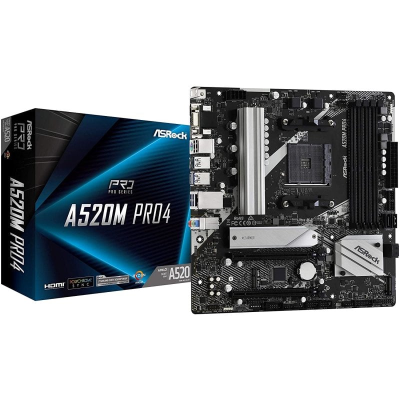 ASRock A520M Pro4 