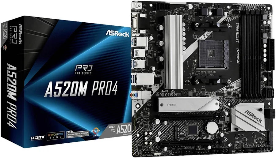 ASRock A520M Pro4 image 1