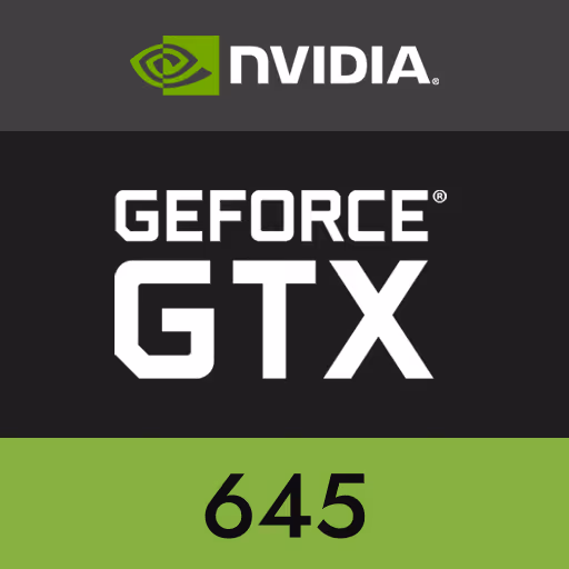 NVIDIA GeForce GTX 645
