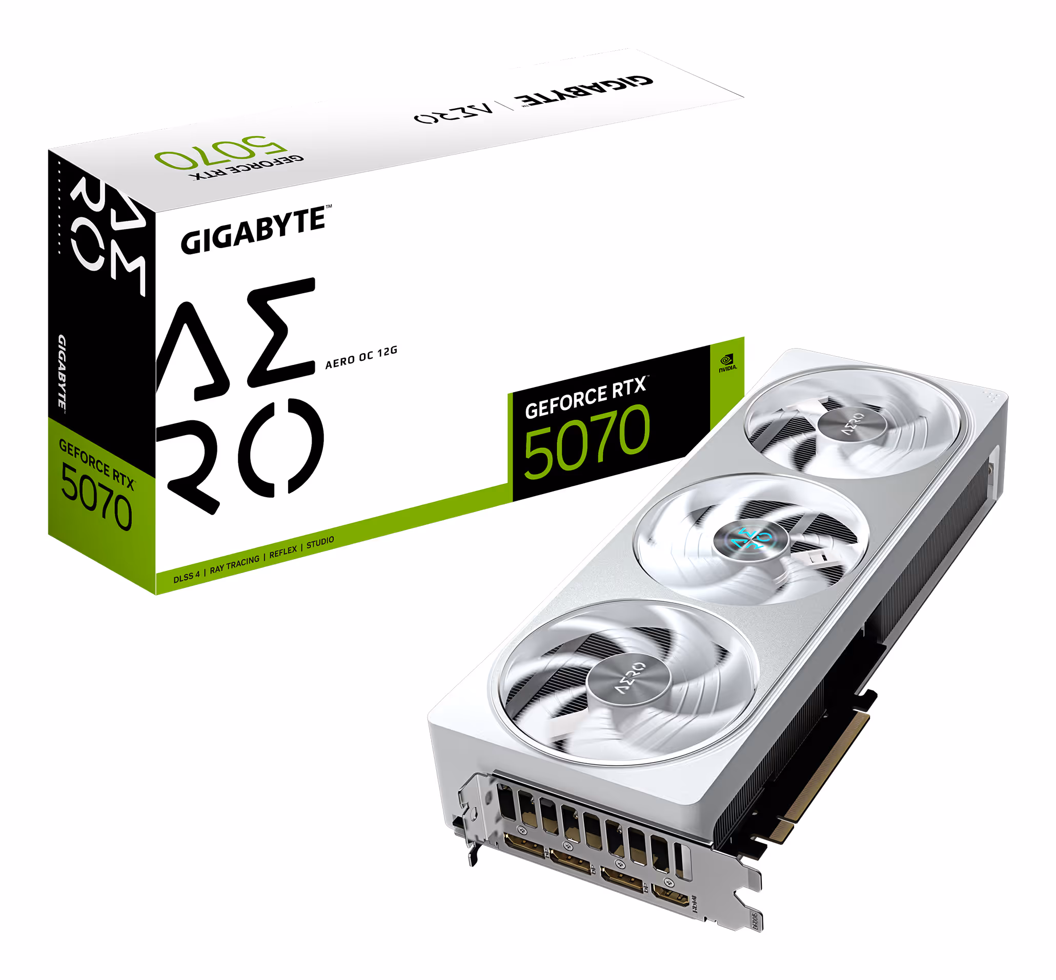 gigabyte GeForce RTX 5070 AERO OC 12G image 1