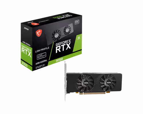 msi RTX 3050 LP E 6G OC