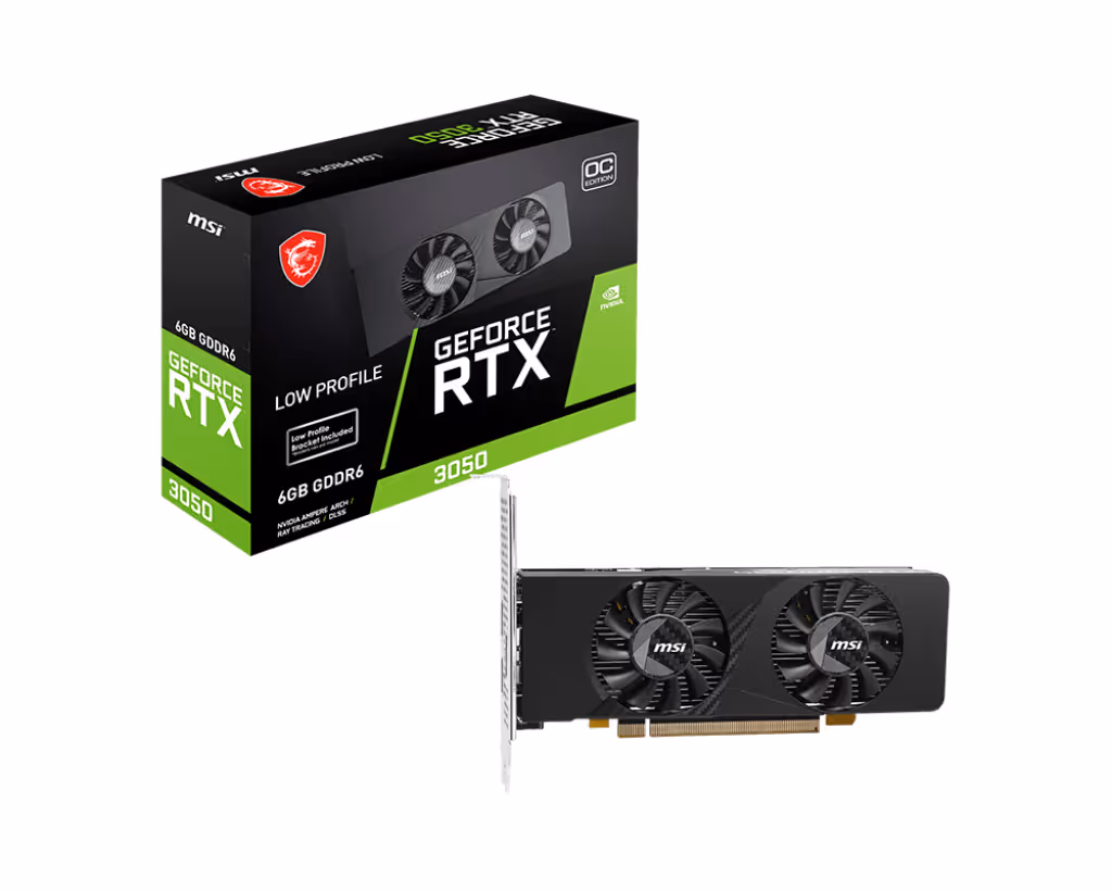 msi RTX 3050 LP E 6G OC image 1