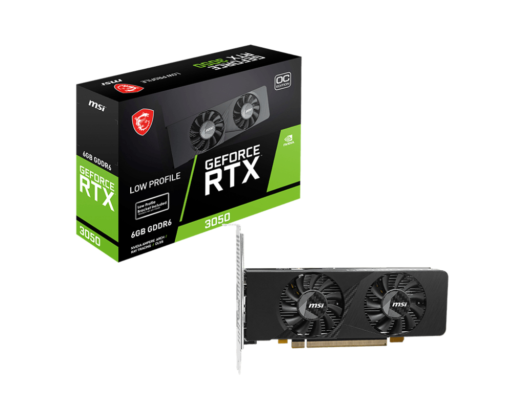 msi RTX 3050 LP E 6G OC image 1