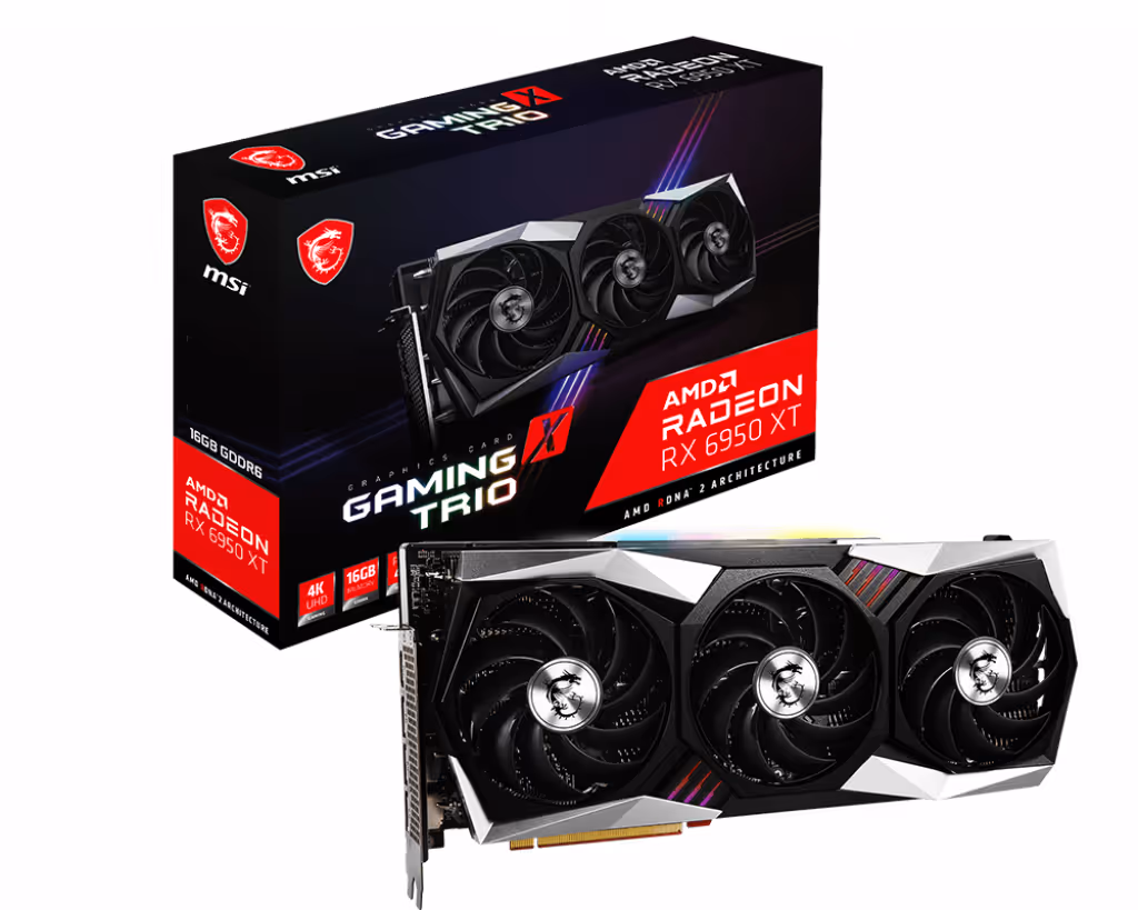 msi AMD Radeon RX 6950XT GAMING X TRIO 16 Go GDDR6 image 1