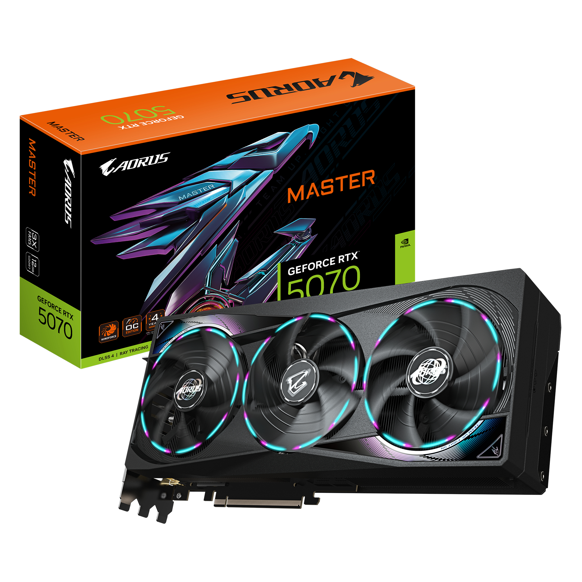 gigabyte GeForce RTX 5070 MASTER 12G image 1