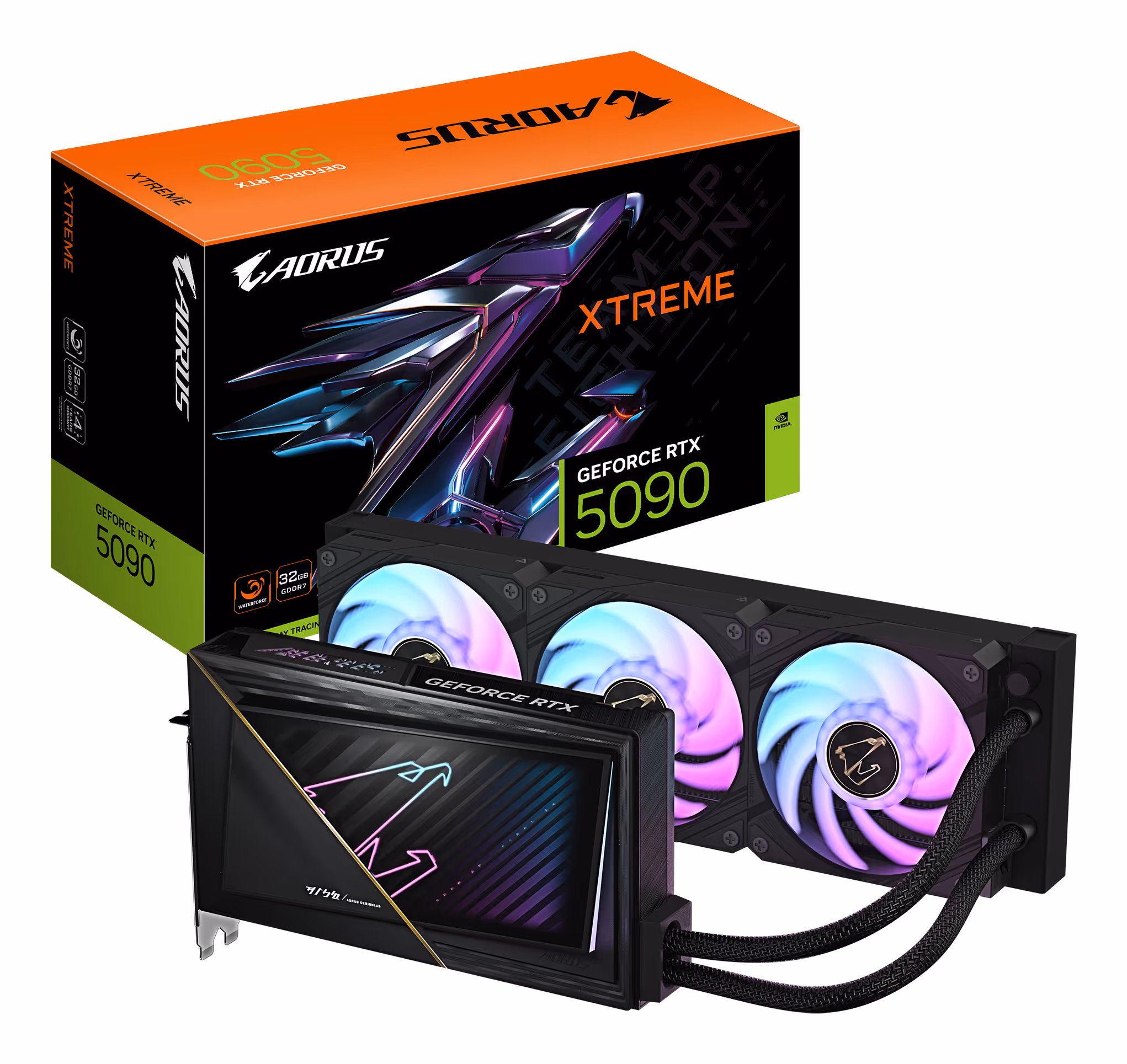 gigabyte GeForce RTX 5090 XTREME WATERFORCE 32 Go GDDR7 Reflex 2 RTX image 1