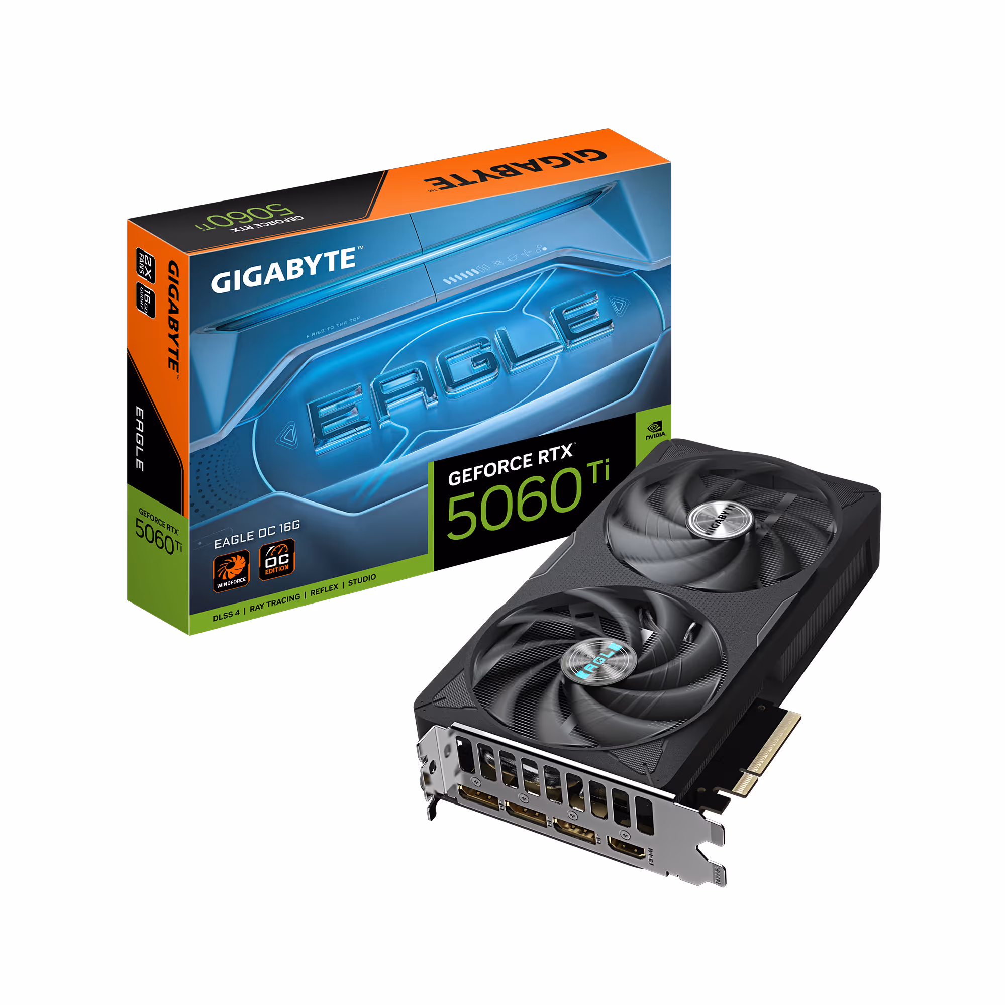 gigabyte GeForce RTX 5060 Ti EAGLE OC 16GB GDDR7 Reflex 2 RTX image 1